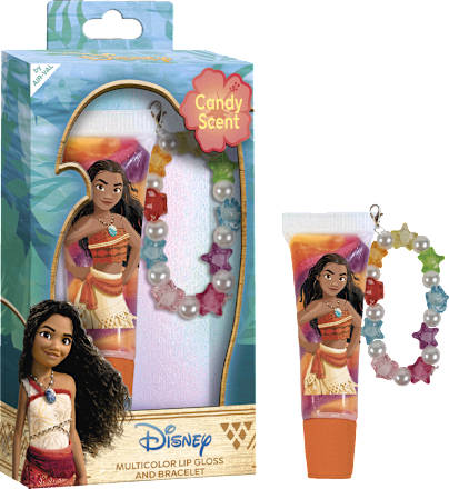 Комплект гривна и гланц за устни Vaiana Disney