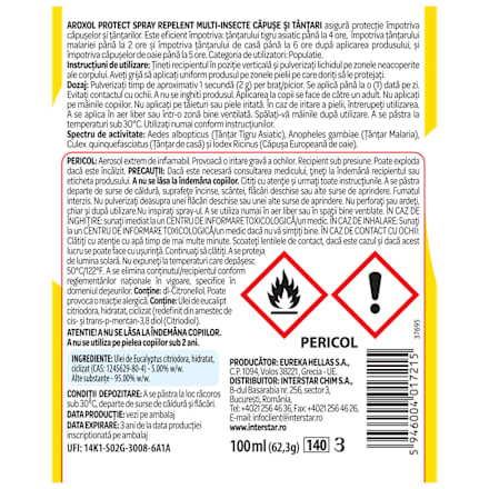 Spray repelent multi-insect AROXOL