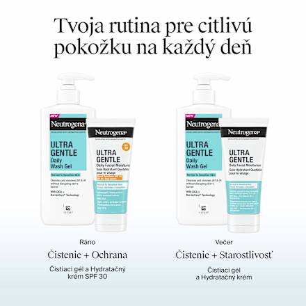 Hydratačný denný pleťový krém Ultra Gentle OF 30  Neutrogena