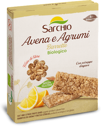Barretta di avena e agrumi BIO Sarchio