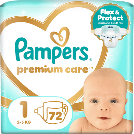 pleny Premium Care, velikost 1 Pampers Premium Care