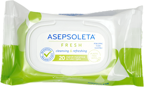 Cleansing & Refreshing vlažne maramice ASEPSOLETA