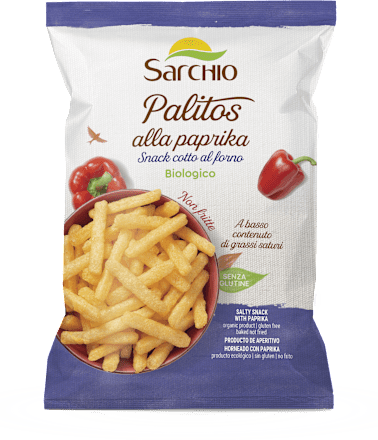 Palitos alla paprika BIO Sarchio