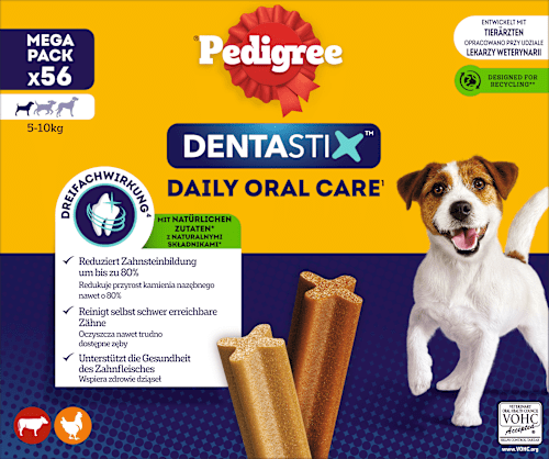 Hunde Kausnack Dentastix Zahnpflege für kleine Hunde Mega Pack Pedigree