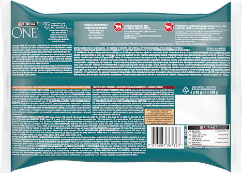 Sterilised kapsičky pro kočky kuře, hovězí ve šťávě 4x85g PURINA GOURMET