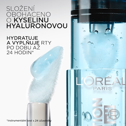olejový lesk na rty Plump Ambition pH 113 Cristal Ice L'ORÉAL PARiS