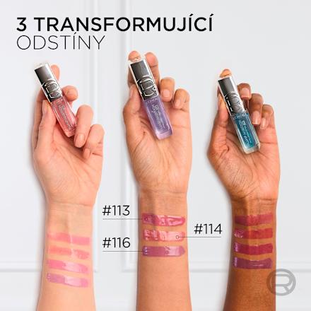 olejový lesk na rty Plump Ambition pH 113 Cristal Ice L'ORÉAL PARiS