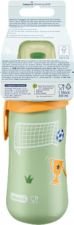 Trinkflasche Kinder grün, 330 ml babylove