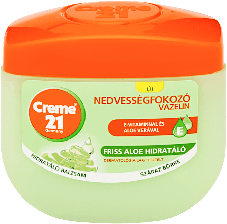 Nedvességfokozó vazelin E-vitaminnal és aloe verával Creme 21