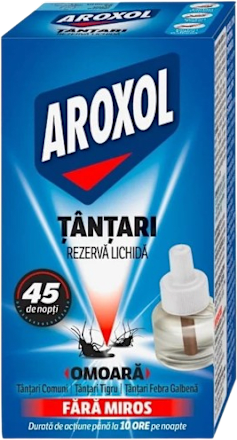 Lichid împotriva țânțarilor 45 noptți AROXOL