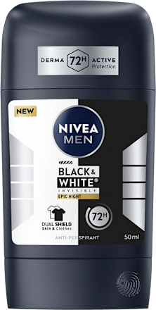 BLACK & WHITE INVISIBLE EPIX NIGHT dezodorans u stiku za muškarce NIVEA MEN