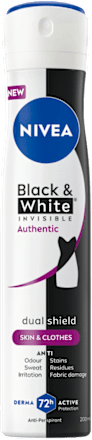Black & White INVISIBLE Authentic dezodorans u spreju NIVEA