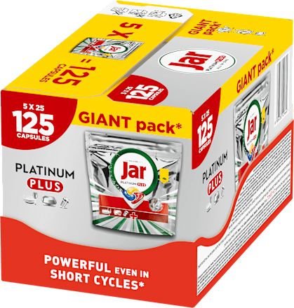 Mosogatókapszula Platinum Plus Lemon Giant Pack Jar