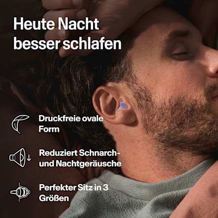 Ohrstöpsel Sleep Deep Multisize (3 Paar) ALPINE