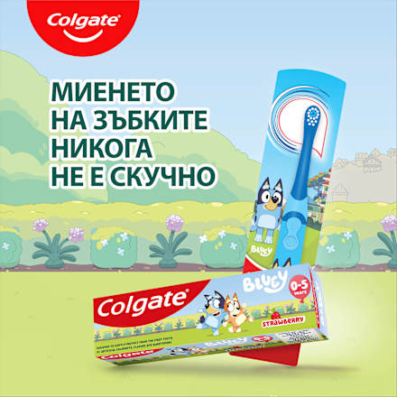 Детска паста за зъби Bluey, 0-5 години Colgate