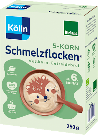 Getreidebrei 5-Korn Schmelzflocken ab dem 6. Monat Kölln