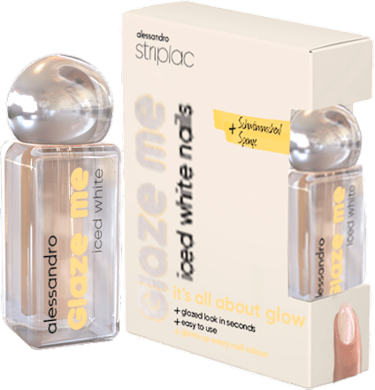 UV gél Striplac Glaze Me Pigment - Iced White alessandro