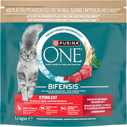 Bifensis Sterilised granule pro kočky hovězí PURINA ONE