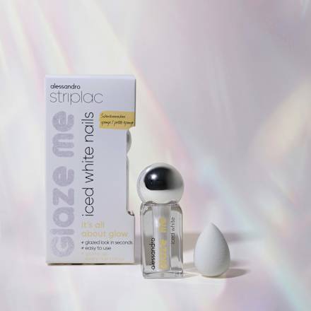UV gél Striplac Glaze Me Pigment - Iced White alessandro