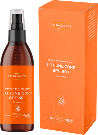 Loțiune Corp SPF 50 Hot Summer natural beauty by Laura Baldini