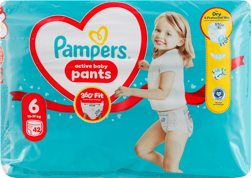 pants pelene gaćice, veličine 6 (13-19 kg) Pampers active baby