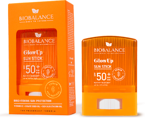 Слънцезащитен стик за лице GlowUp SPF 50+ BIOBALANCE