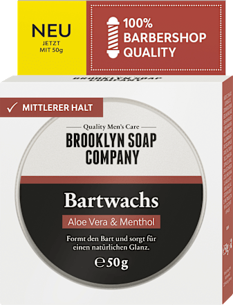 Bartwachs Aloe Vera & Menthol  Brooklyn Soap Company