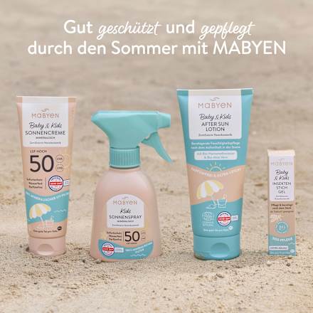 Sonnencreme Baby & Kids sensitiv LSF 50 Mabyen