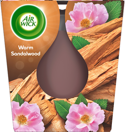 Duftkerze im Glas Sandelholz & Wildrose 105 g AIR WICK