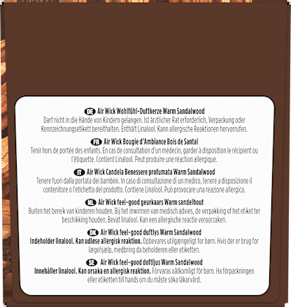 Duftkerze im Glas Sandelholz & Wildrose 105 g AIR WICK