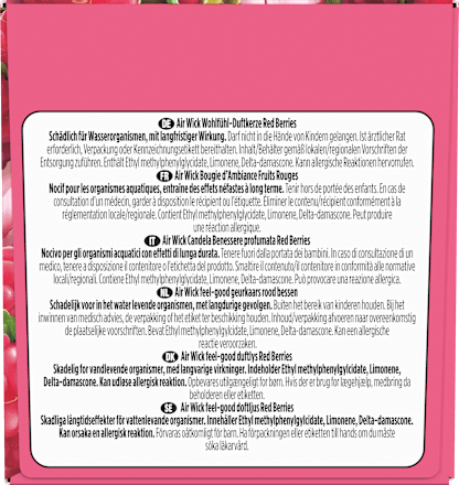 Duftkerze im Glas Raspberry Rose Splash 105 g AIR WICK
