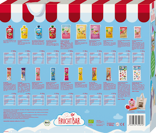 Adventskalender 2026 für Kinder FruchtBar