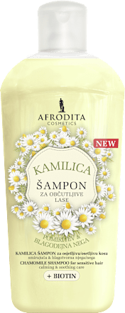 Šampon za osjetljivu kosu – Kamilica  AFRODITA