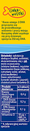 Suplement diety Rybki owocowe Omega-3  MÖLLER'S