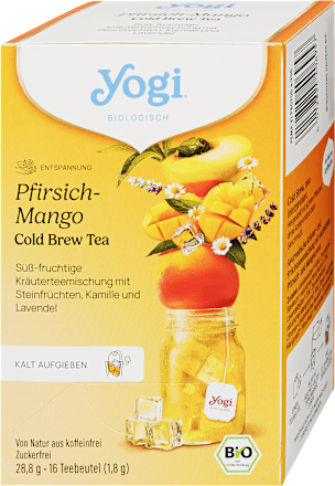 Bio jeges tea, őszibarack-mangó, 16 filter YOGI TEA