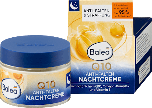 Нощен крем Q10 против бръчки Balea