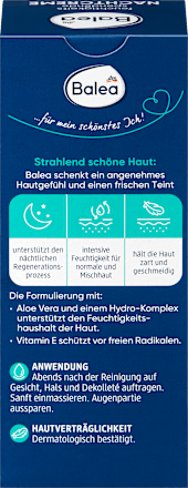 Nachtcreme feuchtigkeitsspendend Balea