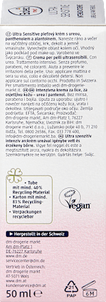 Intenzivna dnevna krema za lice za osetljivu kožu - Ultra Sensitive Balea med