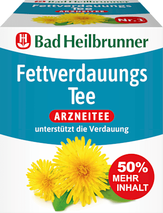 Arzneitee, Fettverdauungs Tee (12 Beutel) Bad Heilbrunner