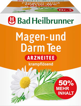 Arzneitee, Magen- & Darm Tee (12 Beutel) Bad Heilbrunner