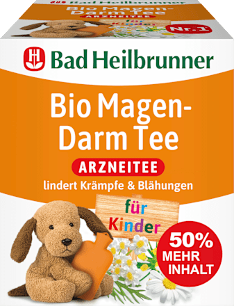 Arzneitee, Bio Magen-Darm Tee für Kinder (12 Beutel) Bad Heilbrunner