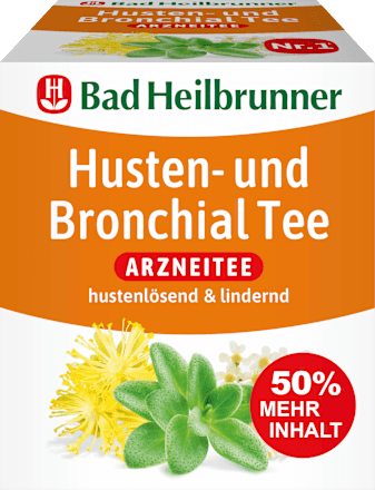 Arzneitee, Husten- & Bronchial Tee (12 Beutel) Bad Heilbrunner