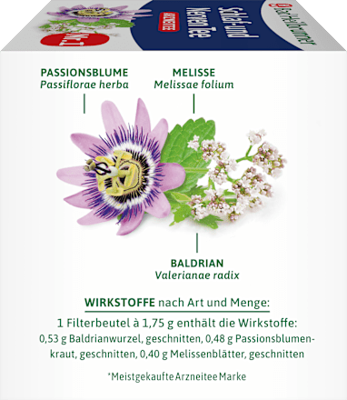 Arzneitee, Schlaf- & Nerven Tee (12 Beutel) Bad Heilbrunner
