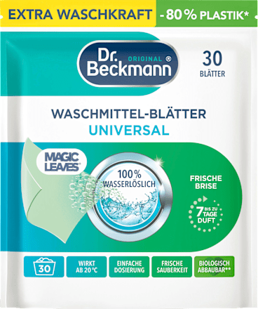 Waschmittel Blätter Universal Dr. Beckmann