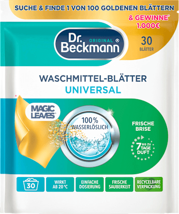 Waschmittel Blätter Vollwaschmittel universal Dr. Beckmann
