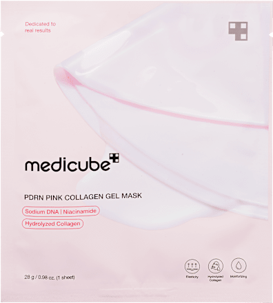 Zselés fátyolmaszk PDRN Pink Collagen medicube