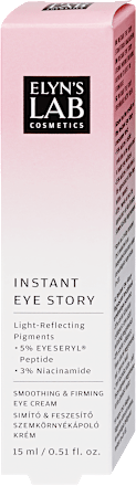 Simító és feszesítő szemkörnyékápoló krém Instant Eye Story Elyn's Lab