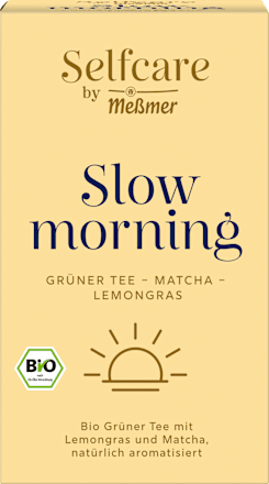 Grüner Tee, Selfcare Slow Morning mit Matcha & Lemongras Meßmer