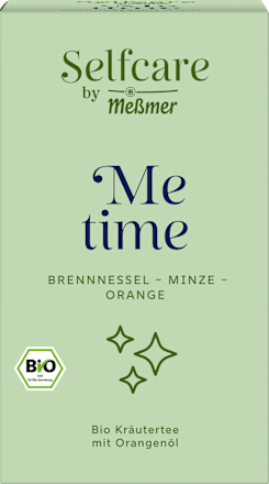 Kräutertee, Selfcare Me Time mit Brennnessel, Minze & Orange Meßmer
