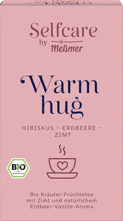 Kräuter-Früchtetee, Selfcare Warm Hug mit Hibiskus, Erdbeere & Zimt Meßmer